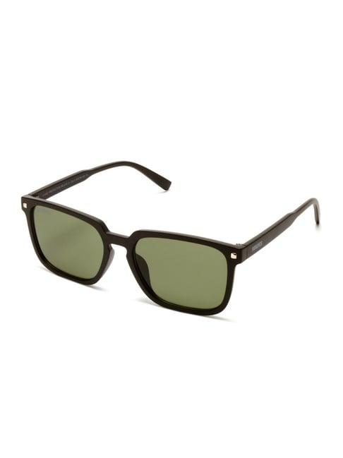 roadies green uv protection square unisex sunglasses