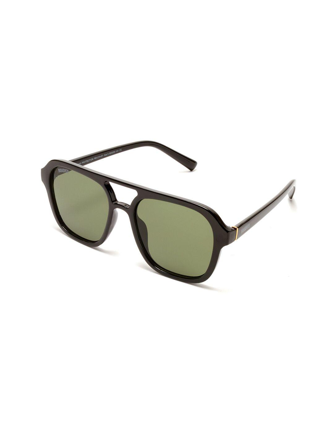 roadies square sunglasses with uv protected lens rd-214-c1