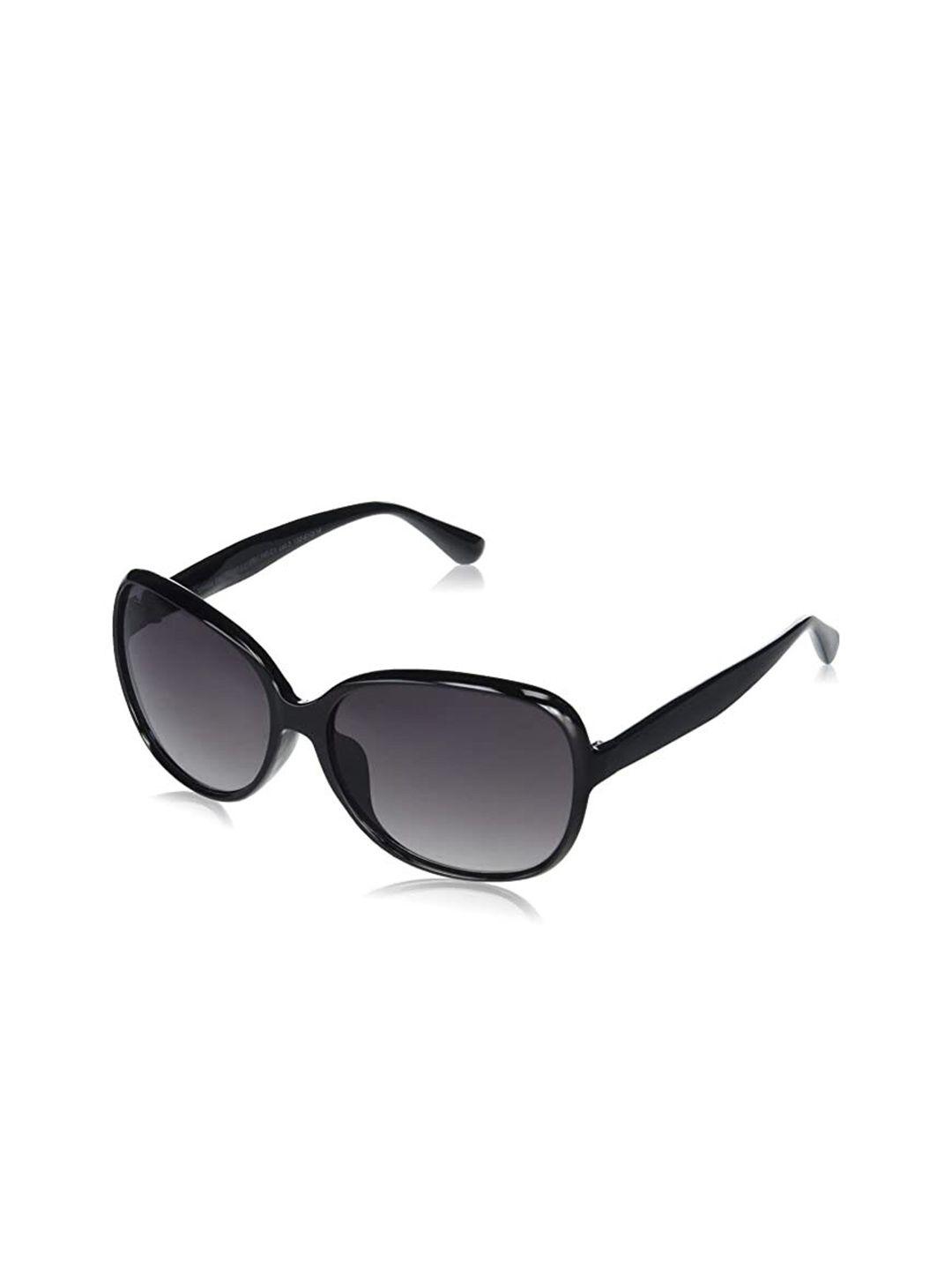roadies unisex grey lens & black round sunglasses with uv protected lens
