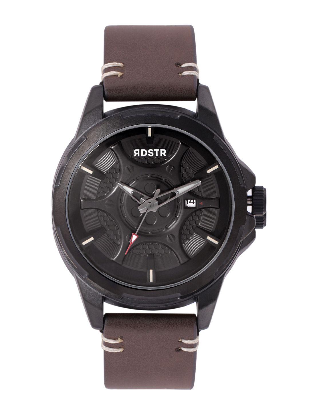roadster men black analogue watch pn-lb-9376