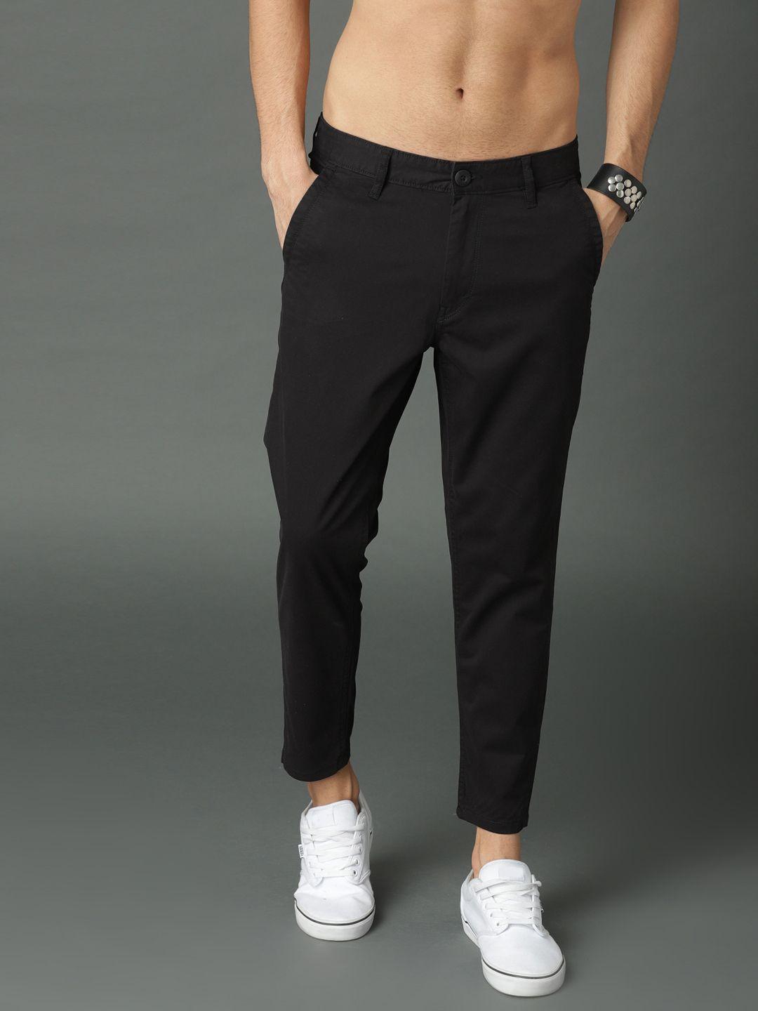 roadster men black sustainable trousers