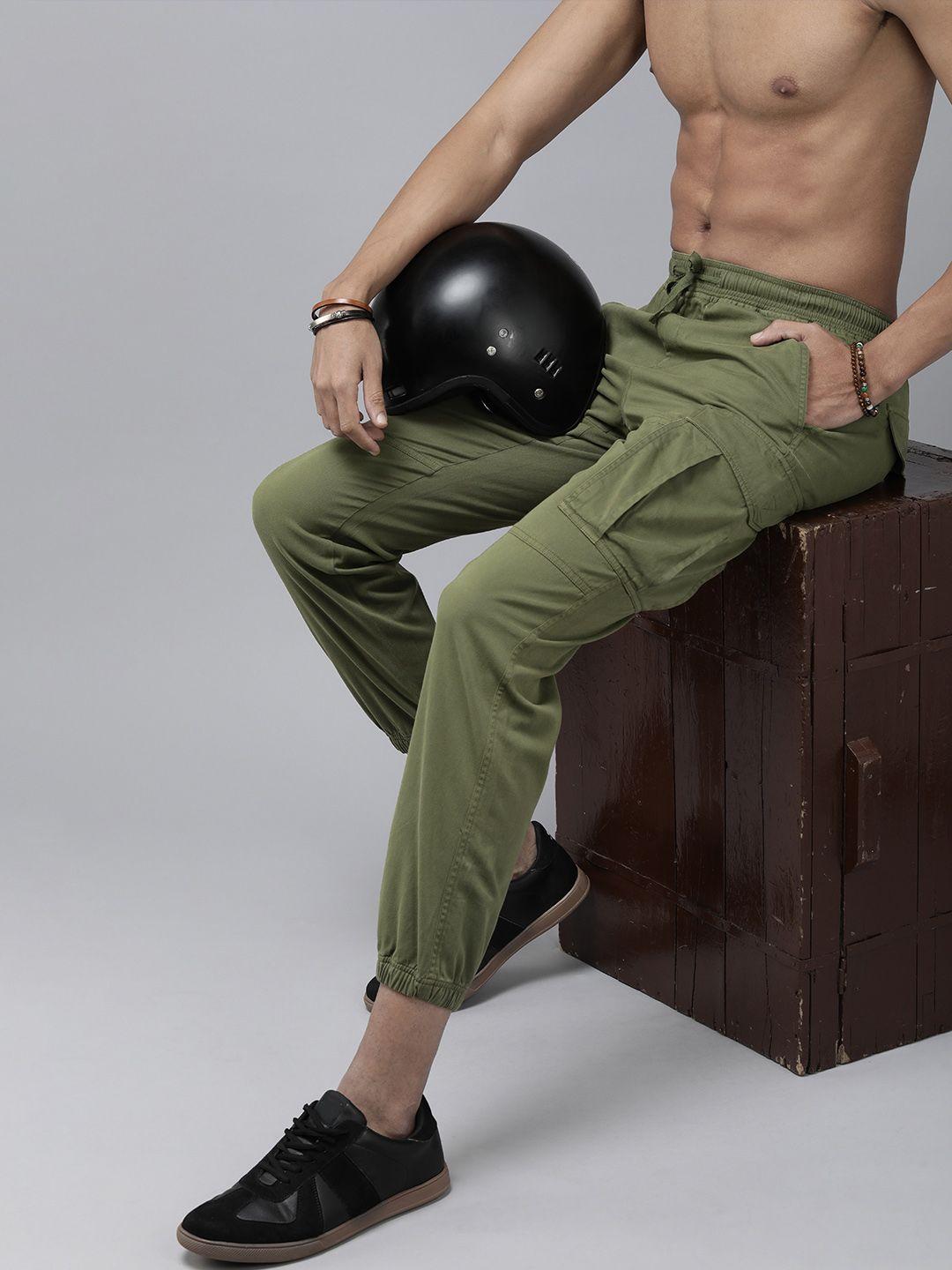 roadster solid joggers trousers