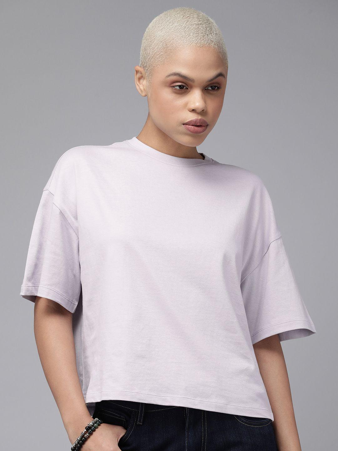 roadster drop-shoulder sleeves boxy t-shirt