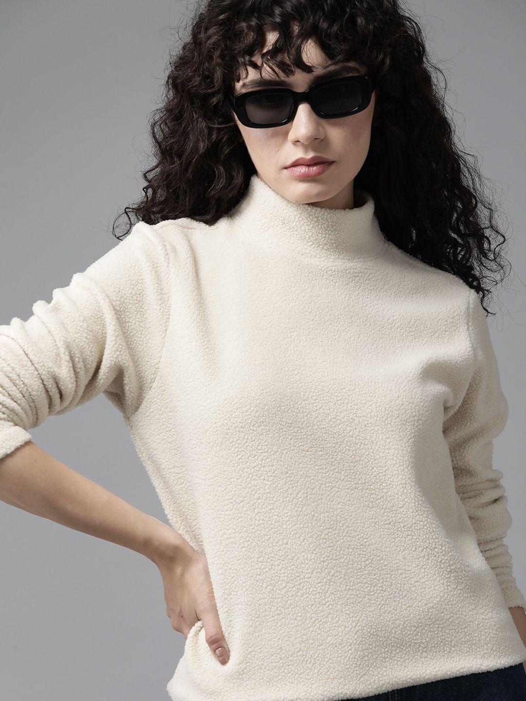 roadster high neck sweatshirt