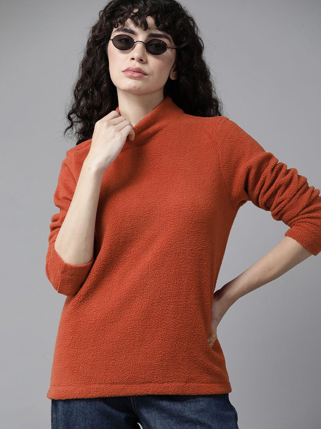 roadster high neck sweatshirt