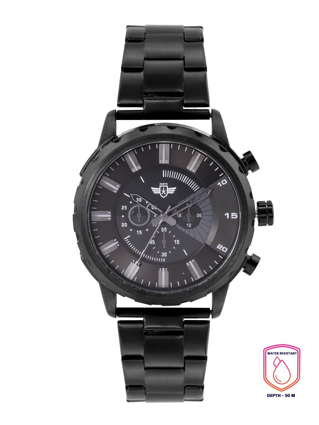 roadster men black analogue watch mfb-pn-hp-3640