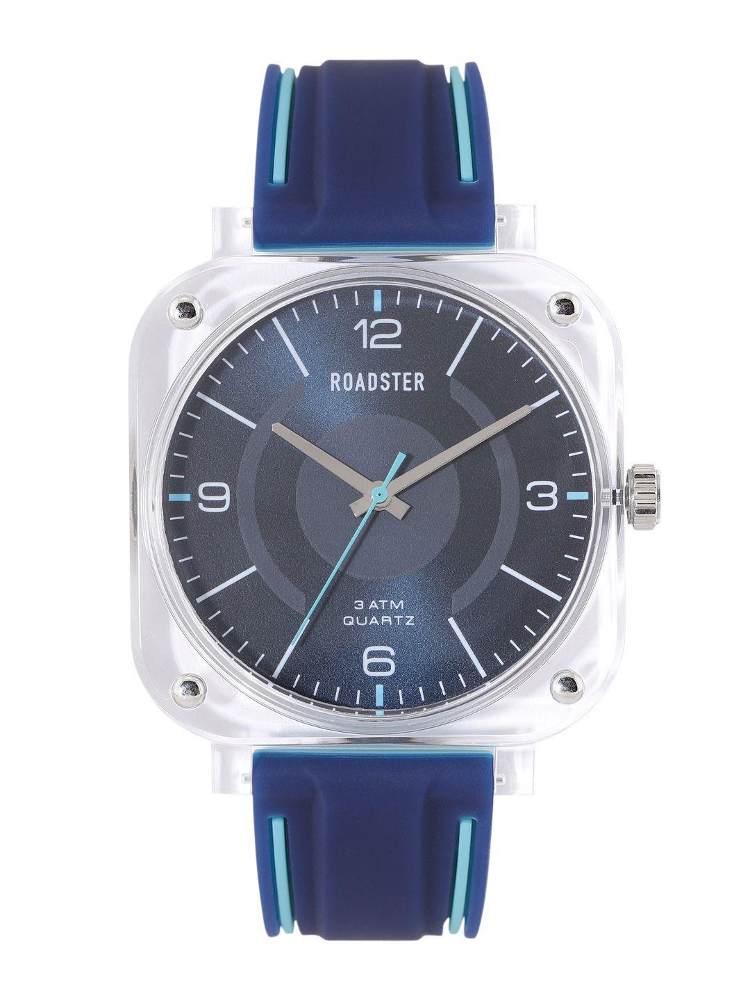 roadster men blue printed analogue watch mfb-pn-sm-2205