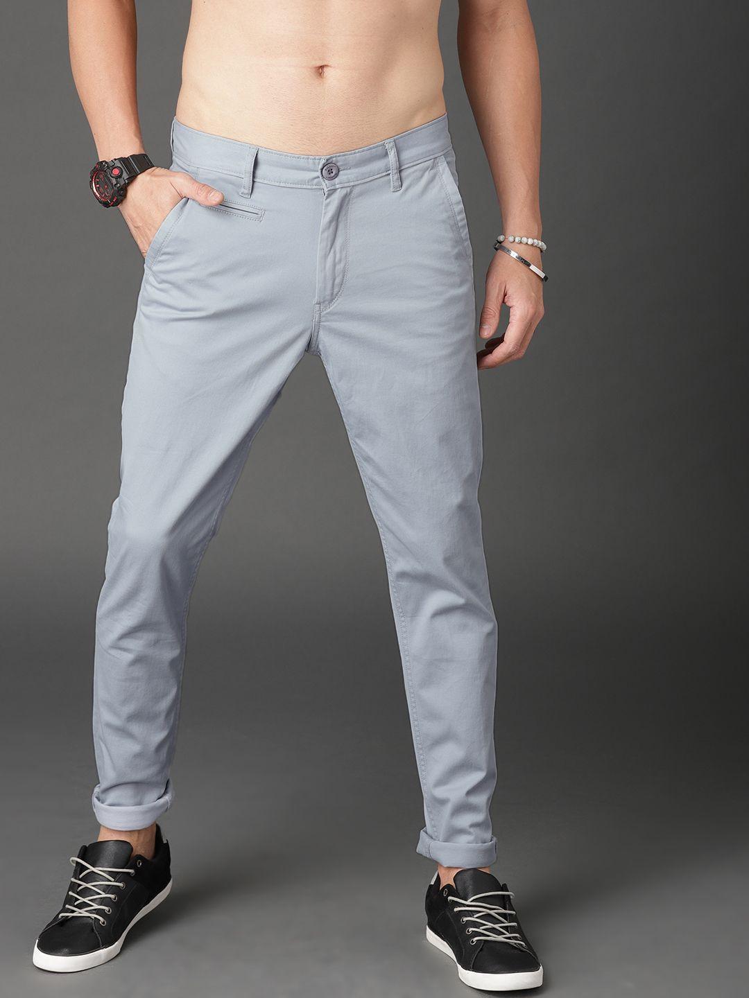 roadster men blue sustainable chinos