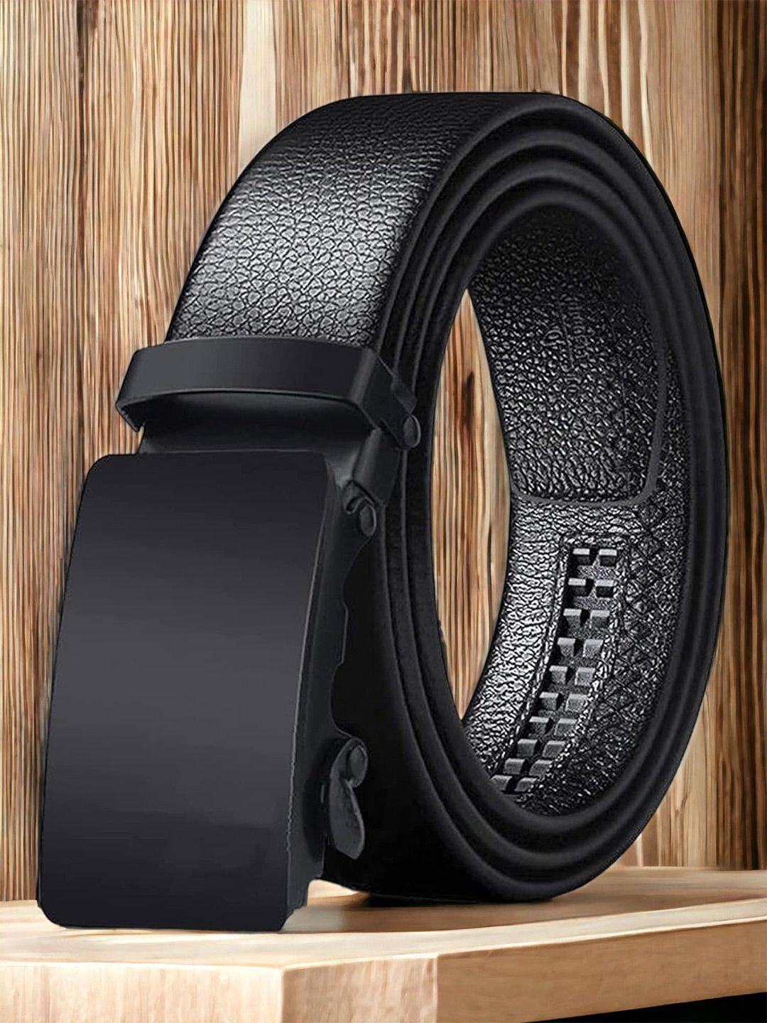 roadster men leather textured belts