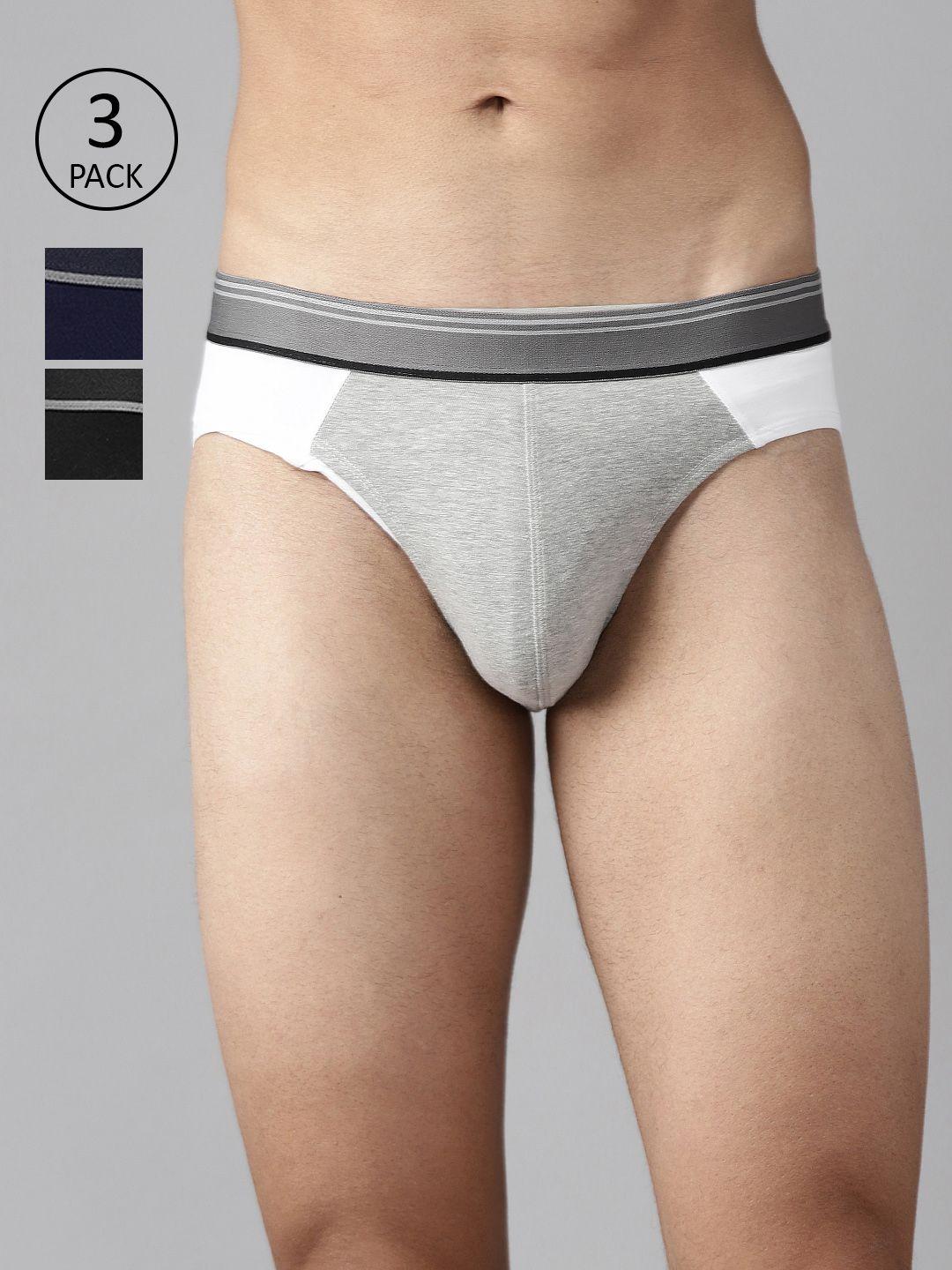 roadster men pack of 3 basic briefs rdst-brf2-3pp-dm-new39