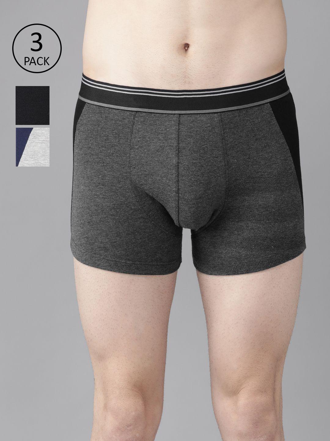 roadster men pack of 3 solid trunks rdst-trn2-3pp-bm-new16