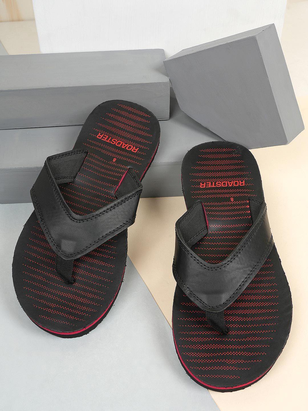 roadster men patterned flip flops