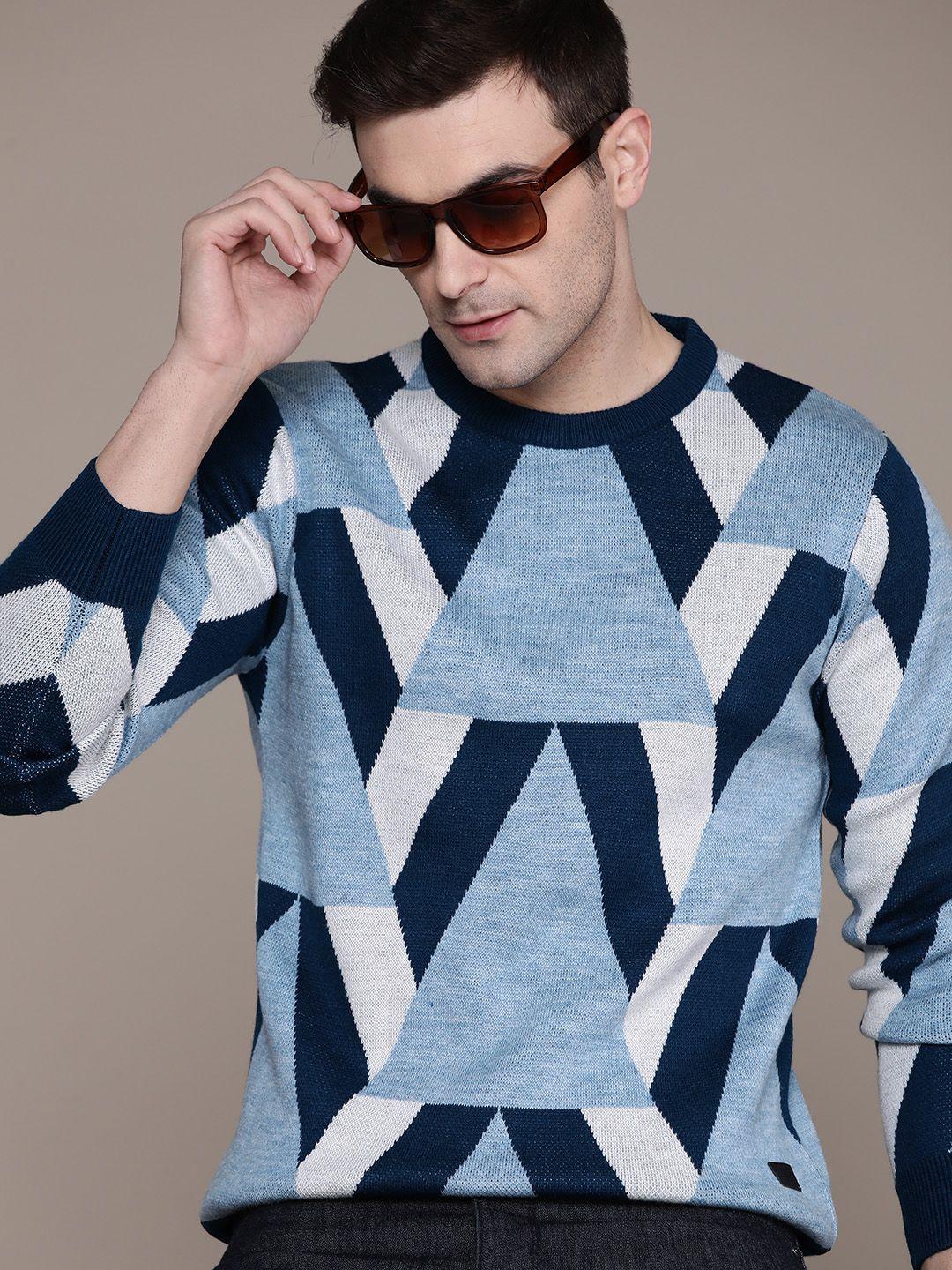 roadster men printed pullover