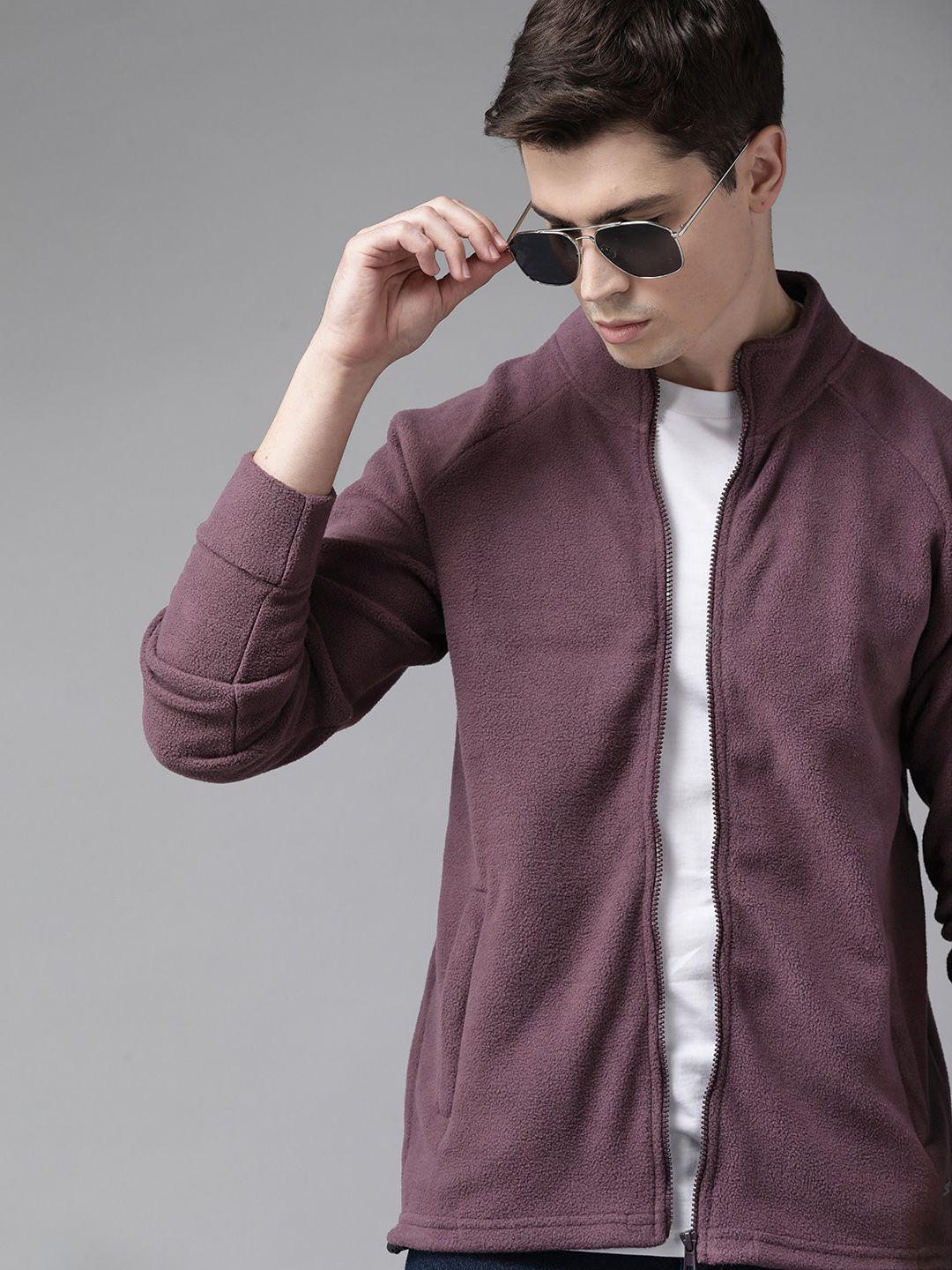 roadster men purple tailored jacket