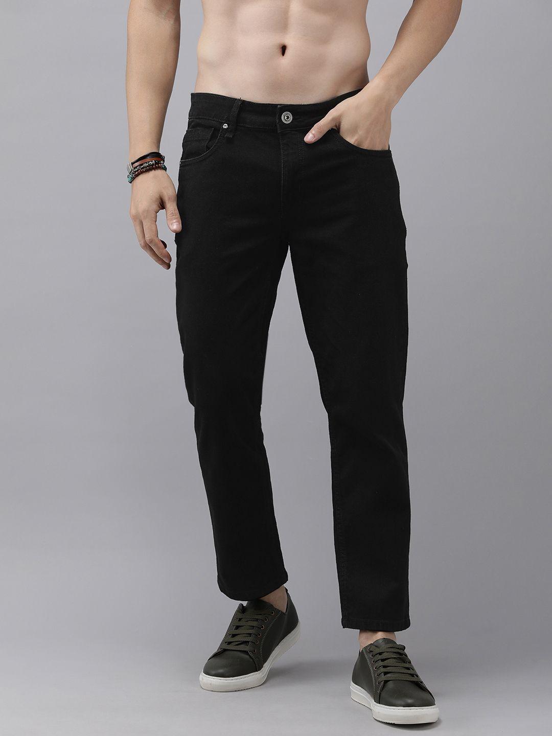 roadster men regular fit mid-rise jeans