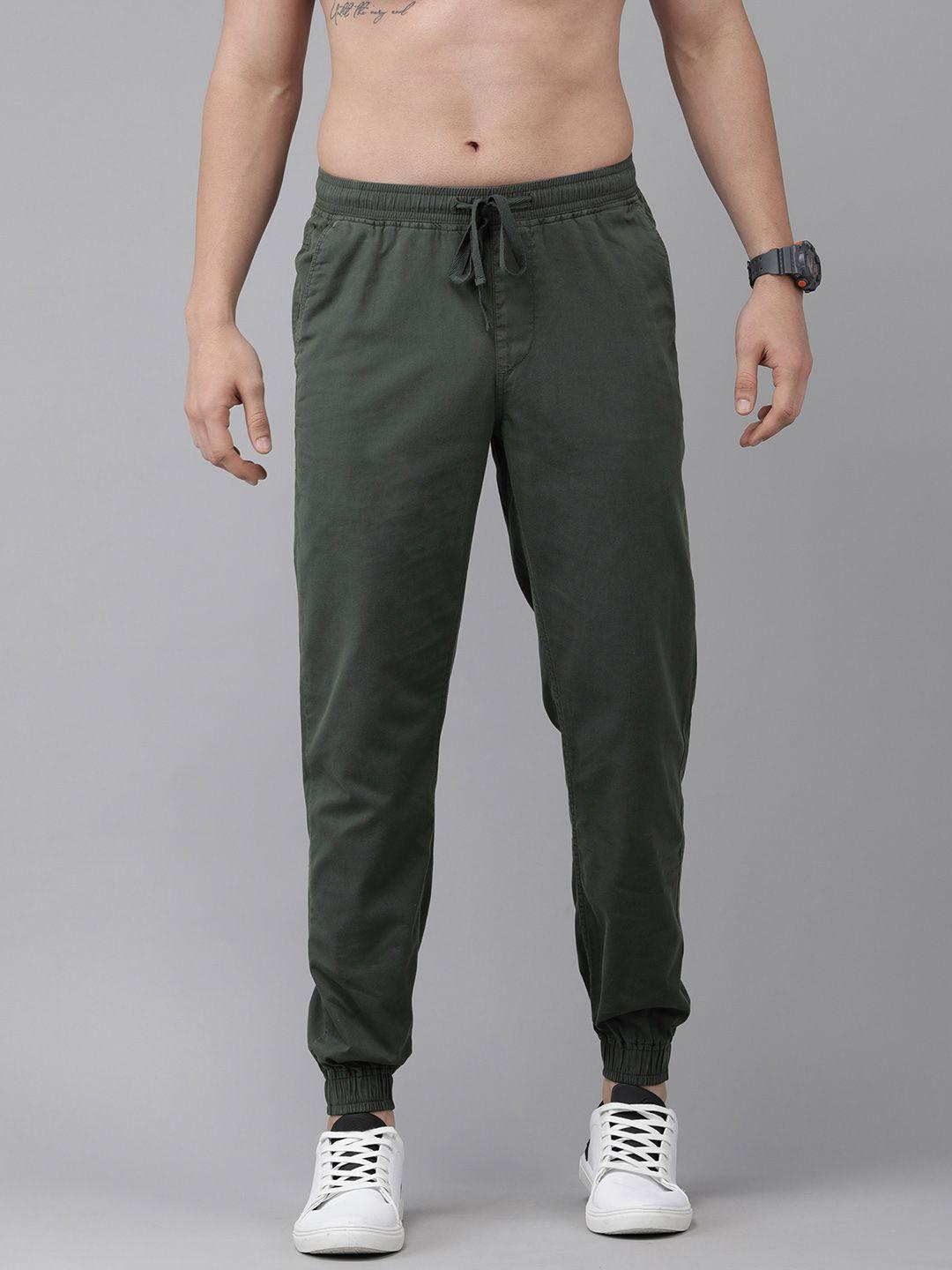 roadster men slim fit joggers