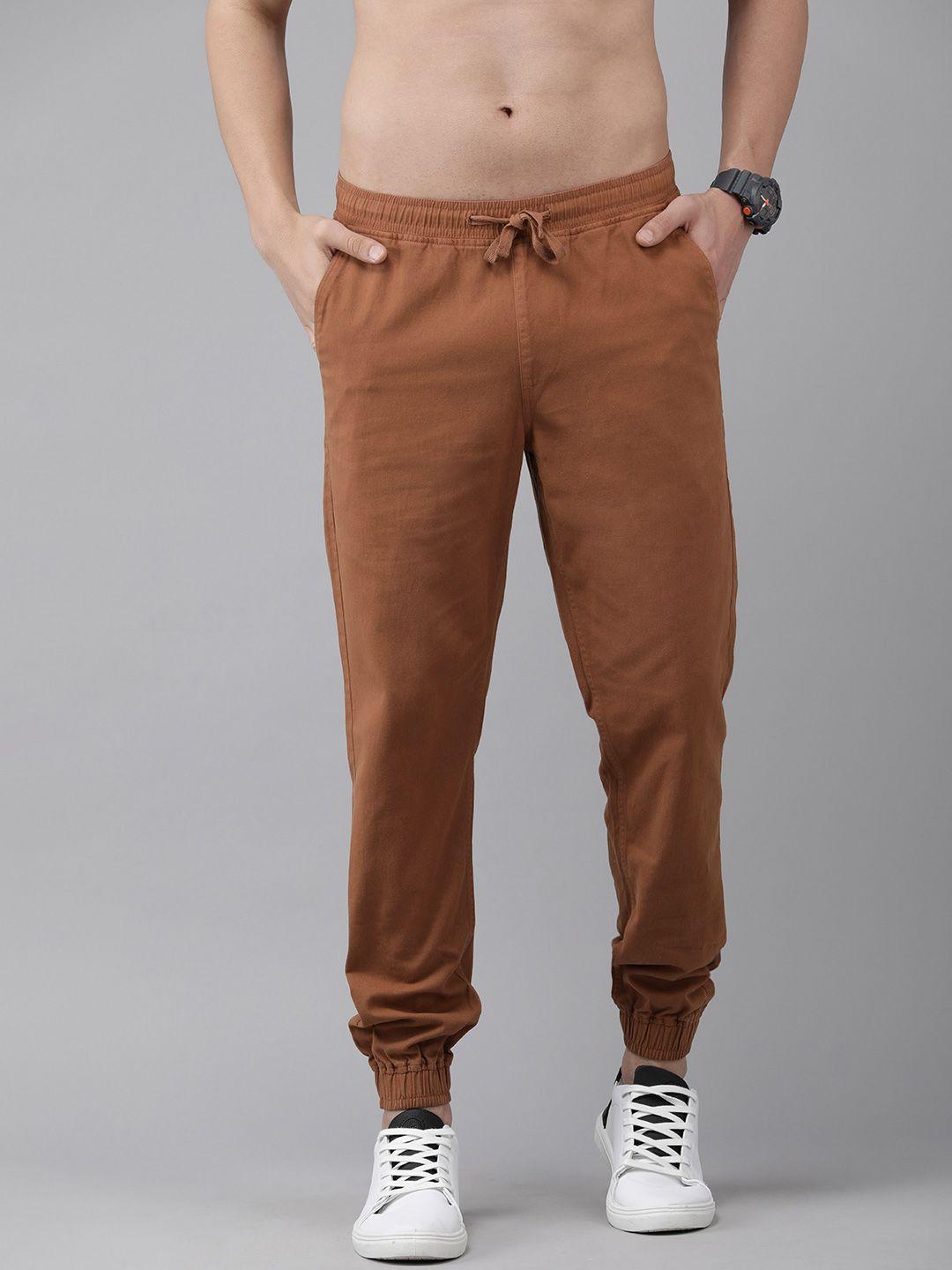 roadster men slim fit joggers