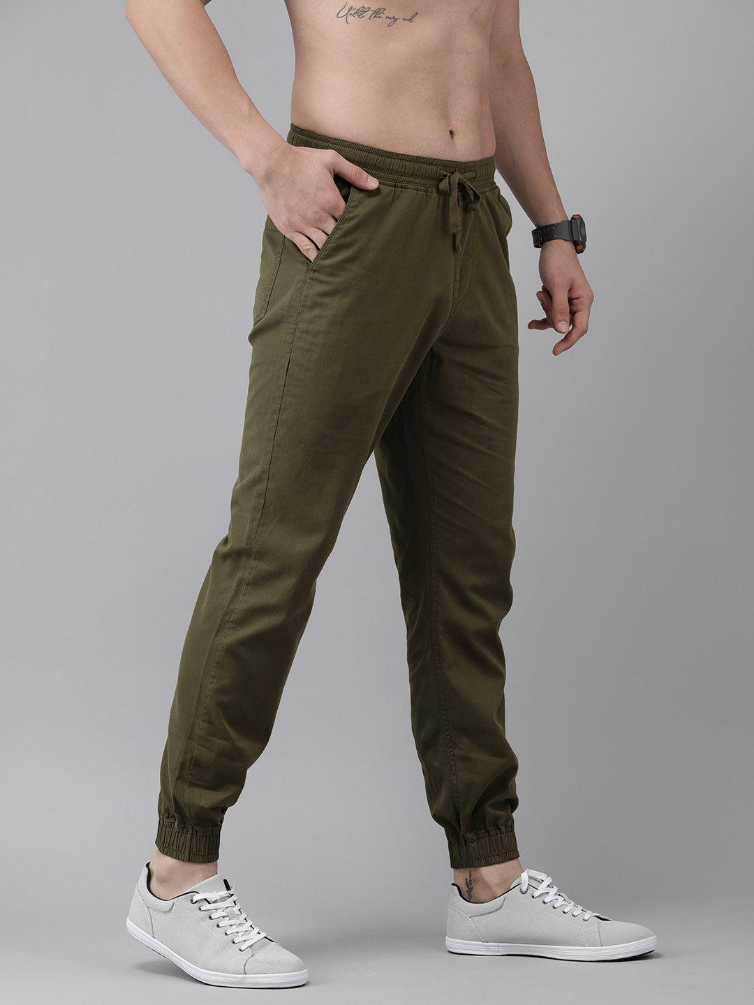 roadster men slim fit joggers