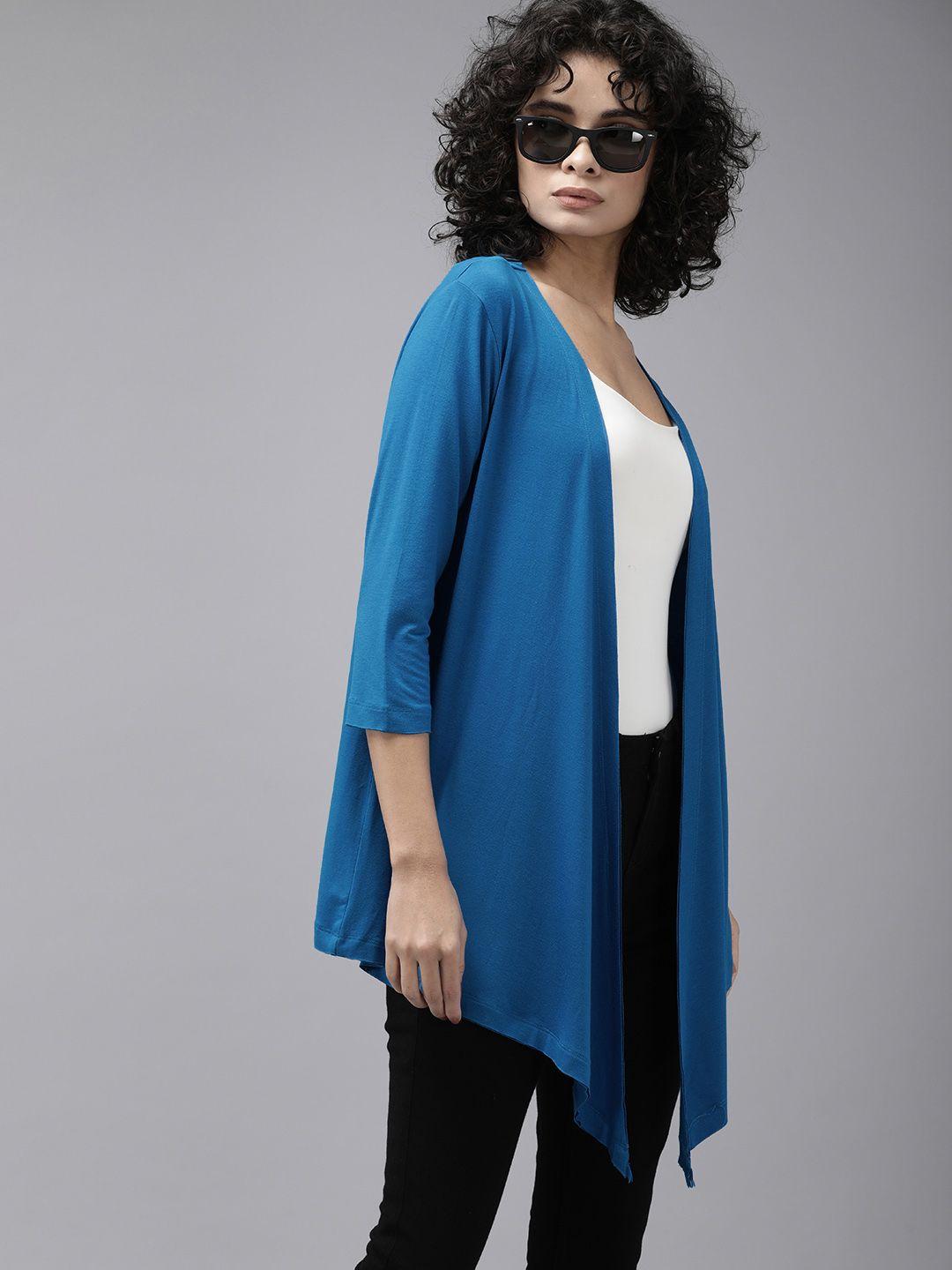 roadster open front longline shrug