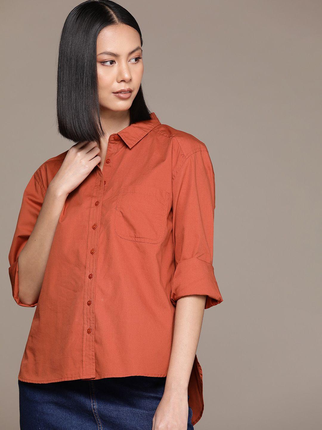 roadster pure cotton casual shirt