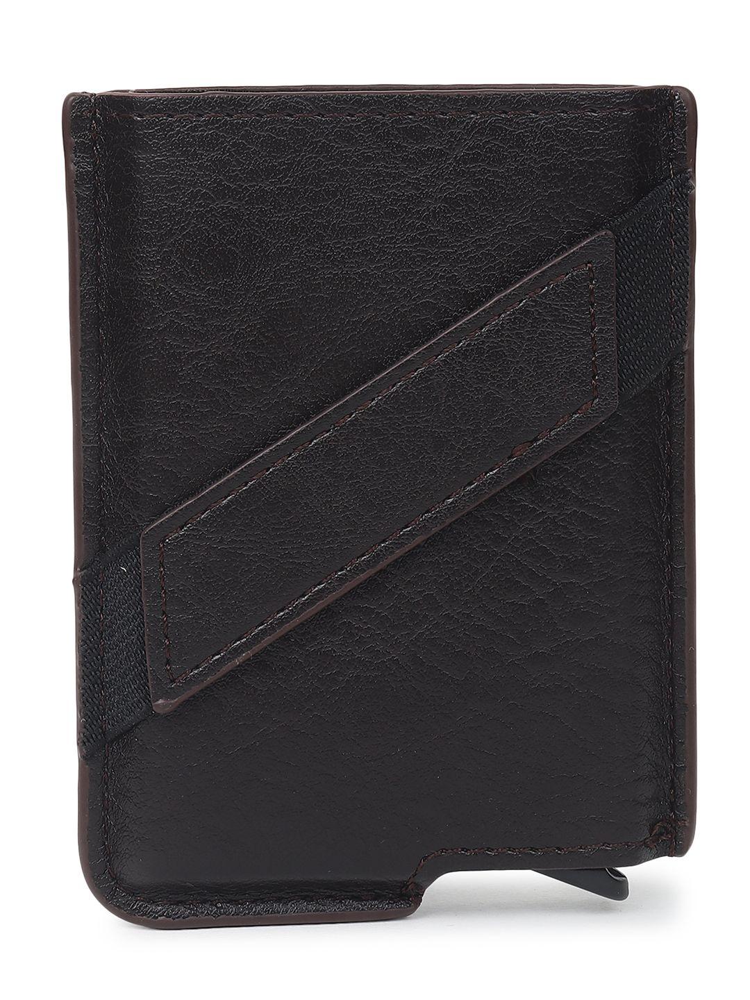 roadster textured leather card-holder wallets