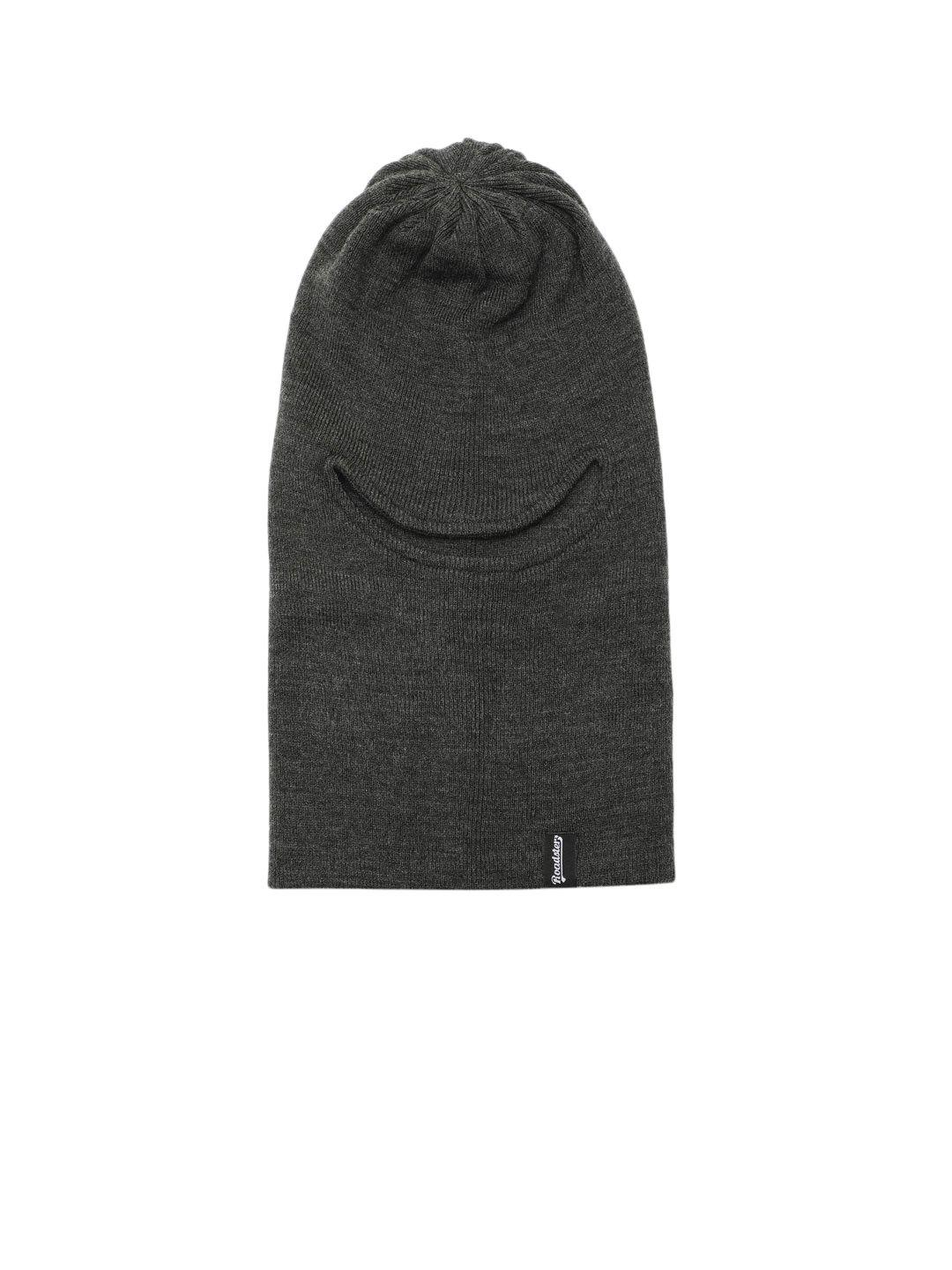 roadster unisex charcoal grey solid monkey cap