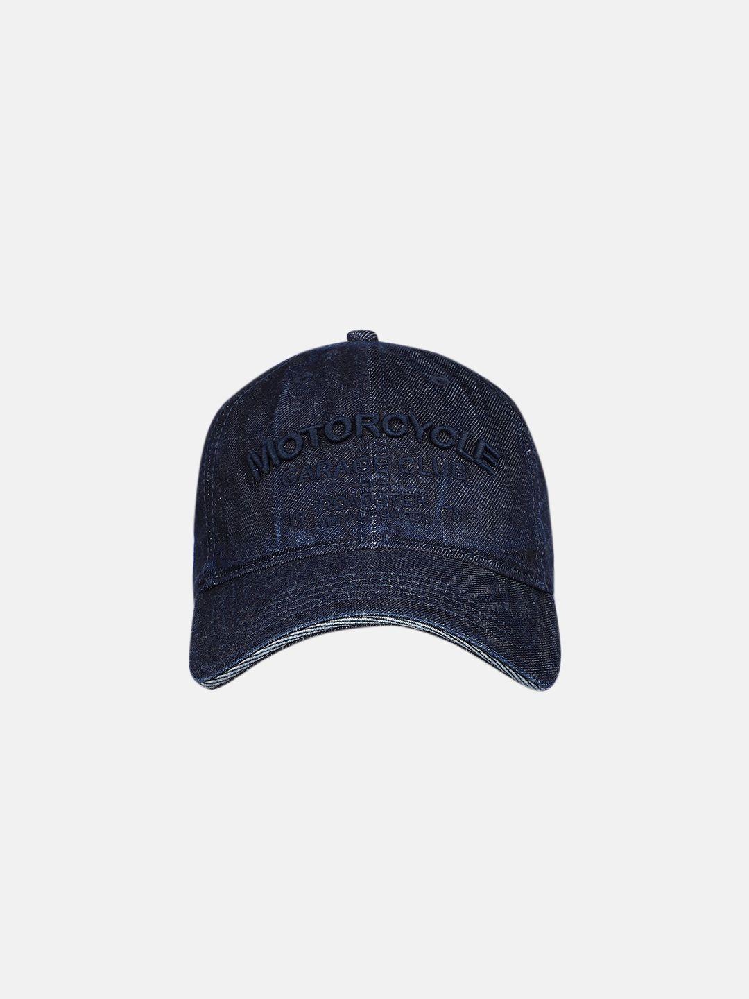 roadster unisex navy blue embroidered baseball cap