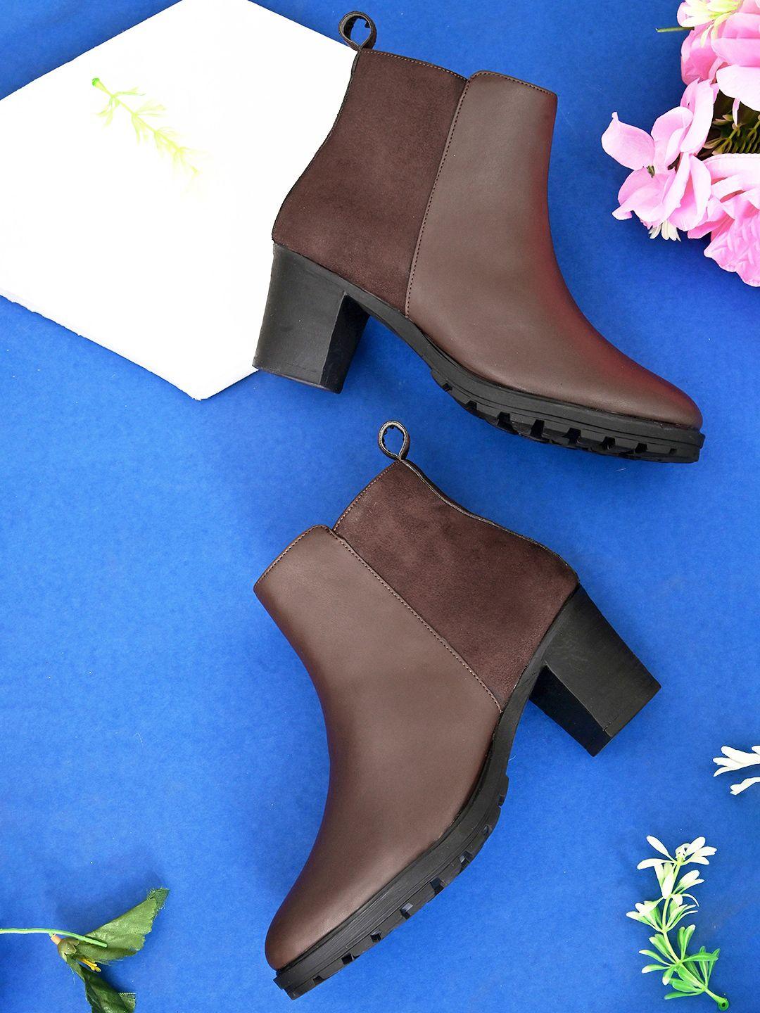 roadster women block-heeled chelsea boots