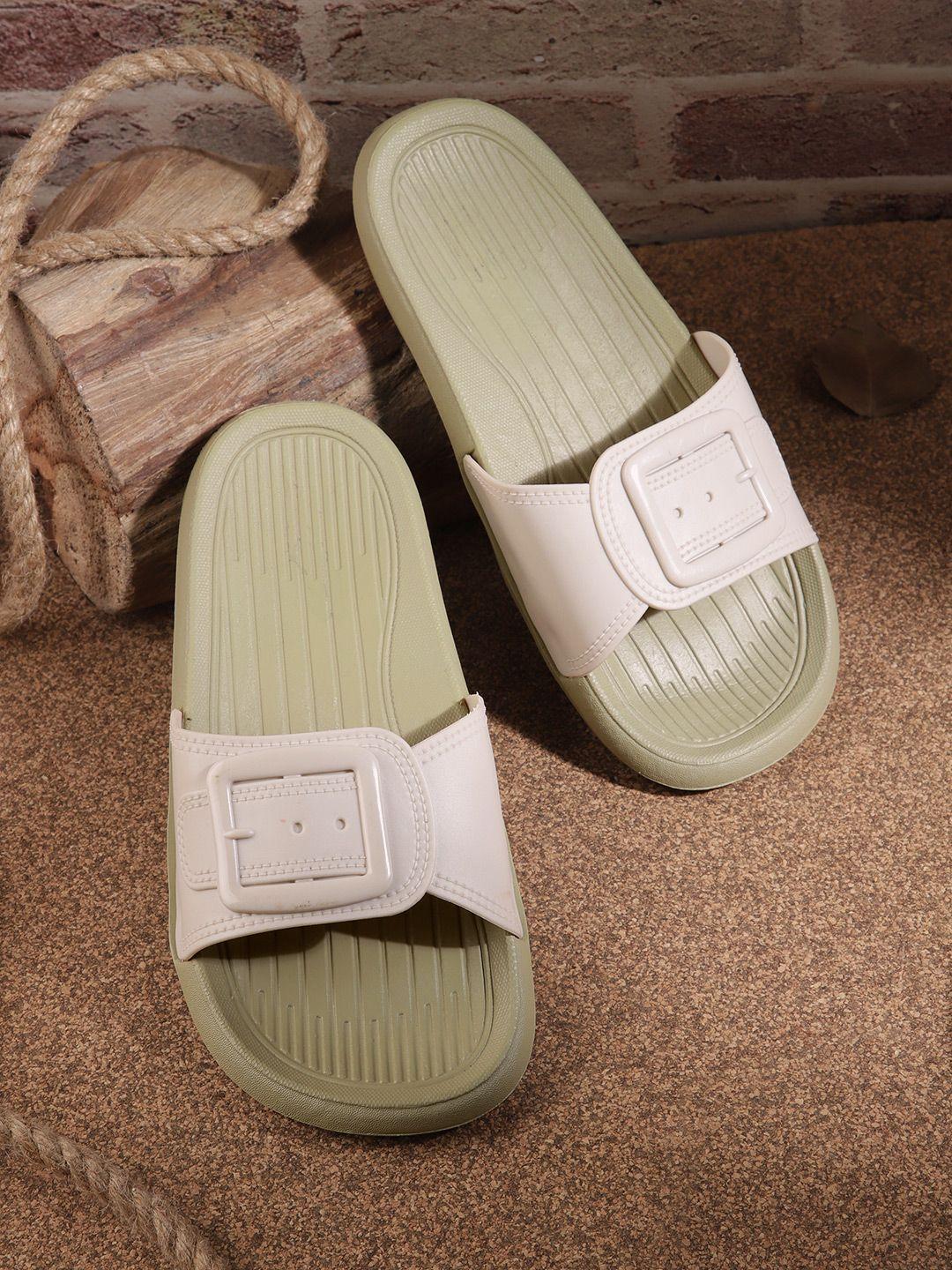 roadster women buckle detail sliders