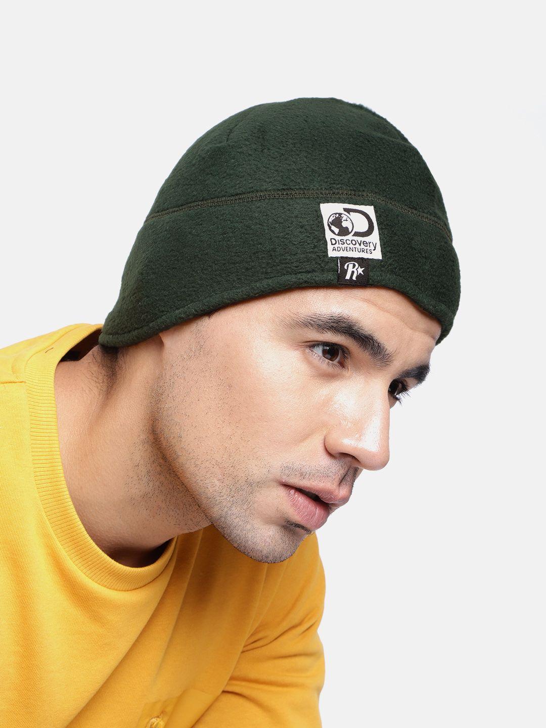 roadster x discovery adventures unisex green acrylic beanie