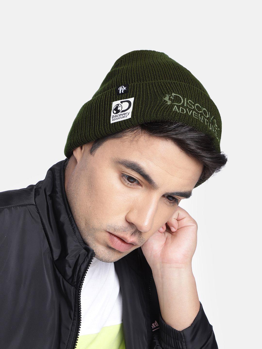 roadster x discovery adventures unisex olive solid beanie