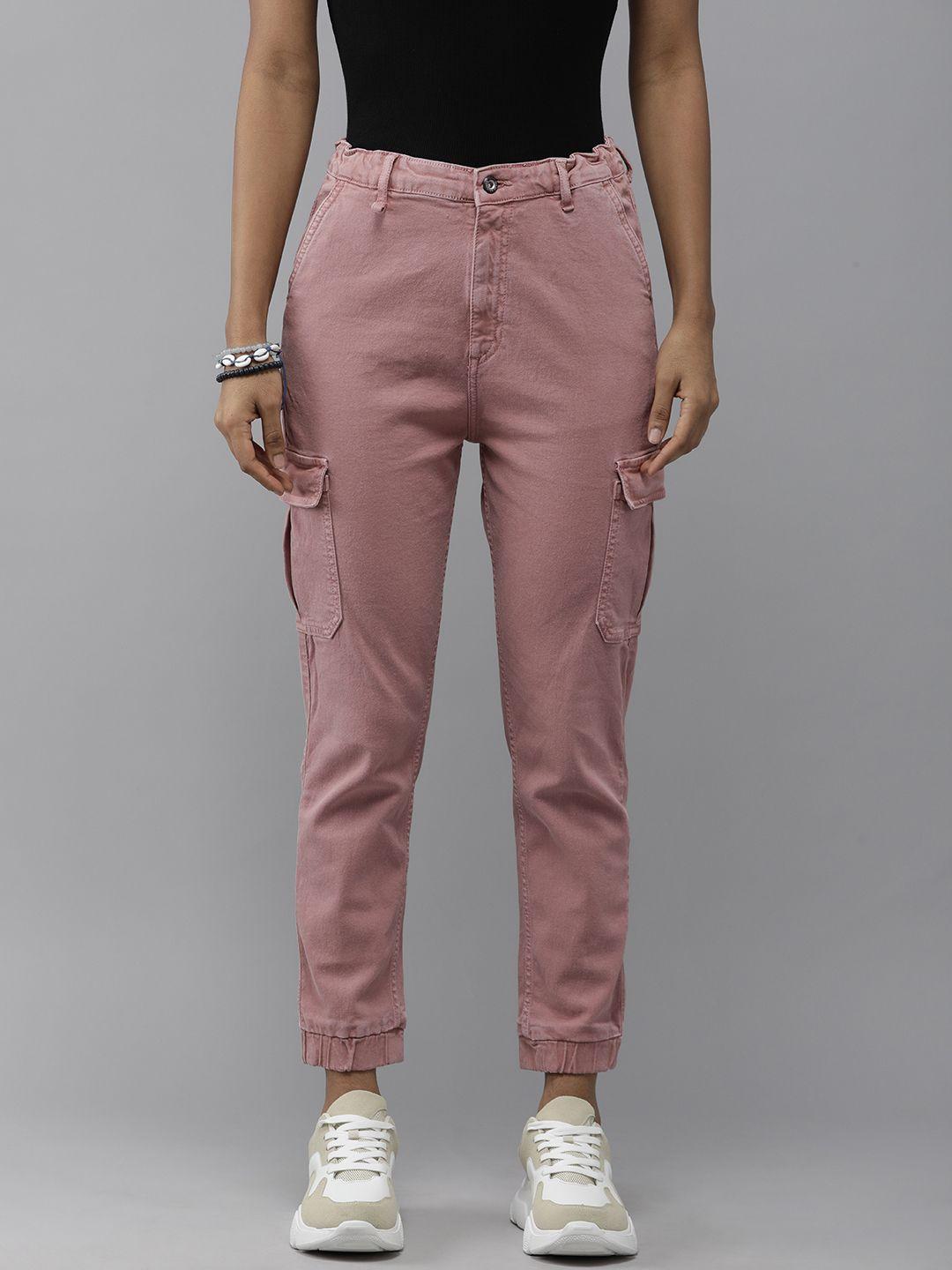 roadster x discovery adventures women rose high-rise stretchable joggers