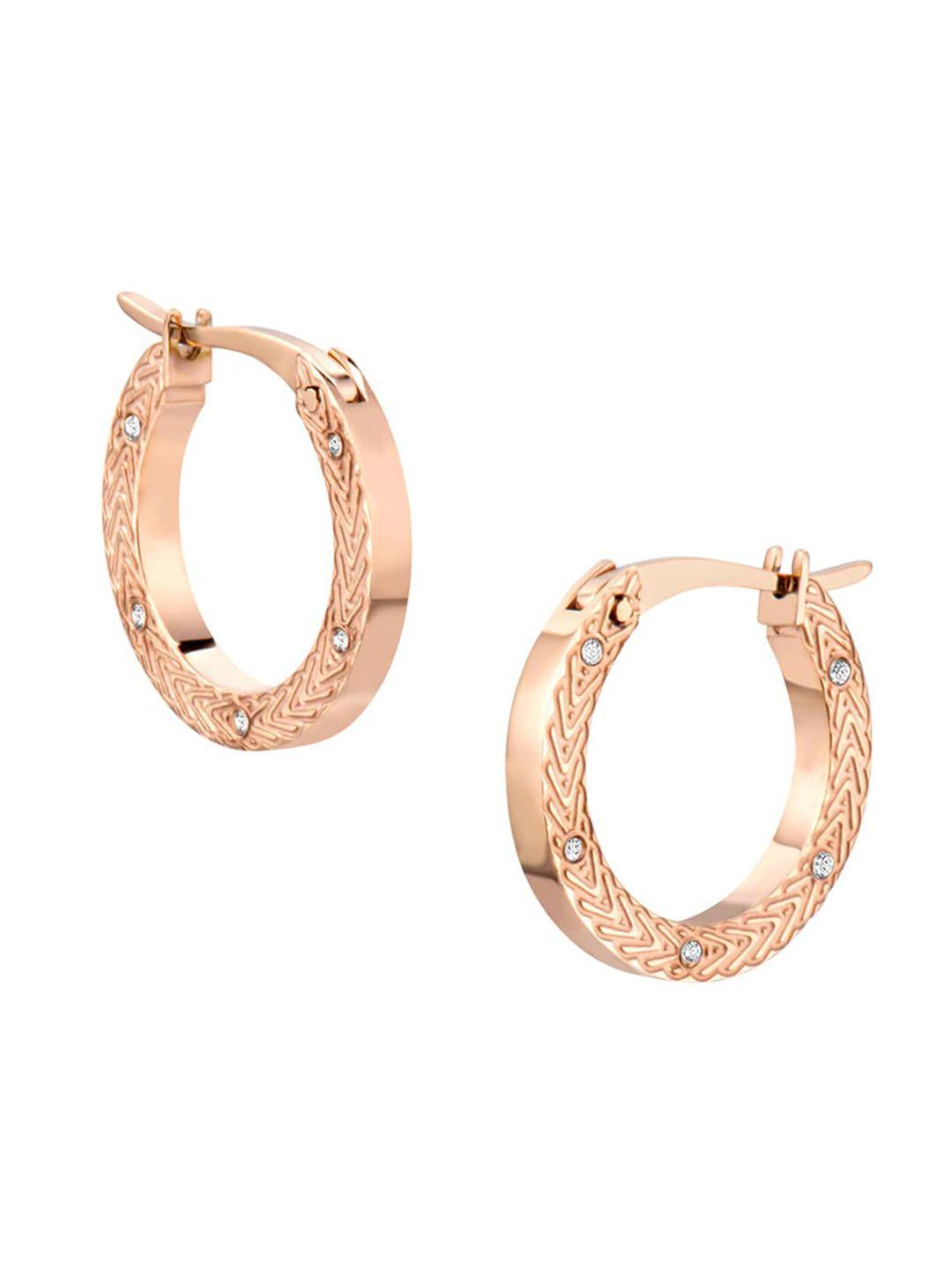 roberto cavalli contemporary hoop earrings
