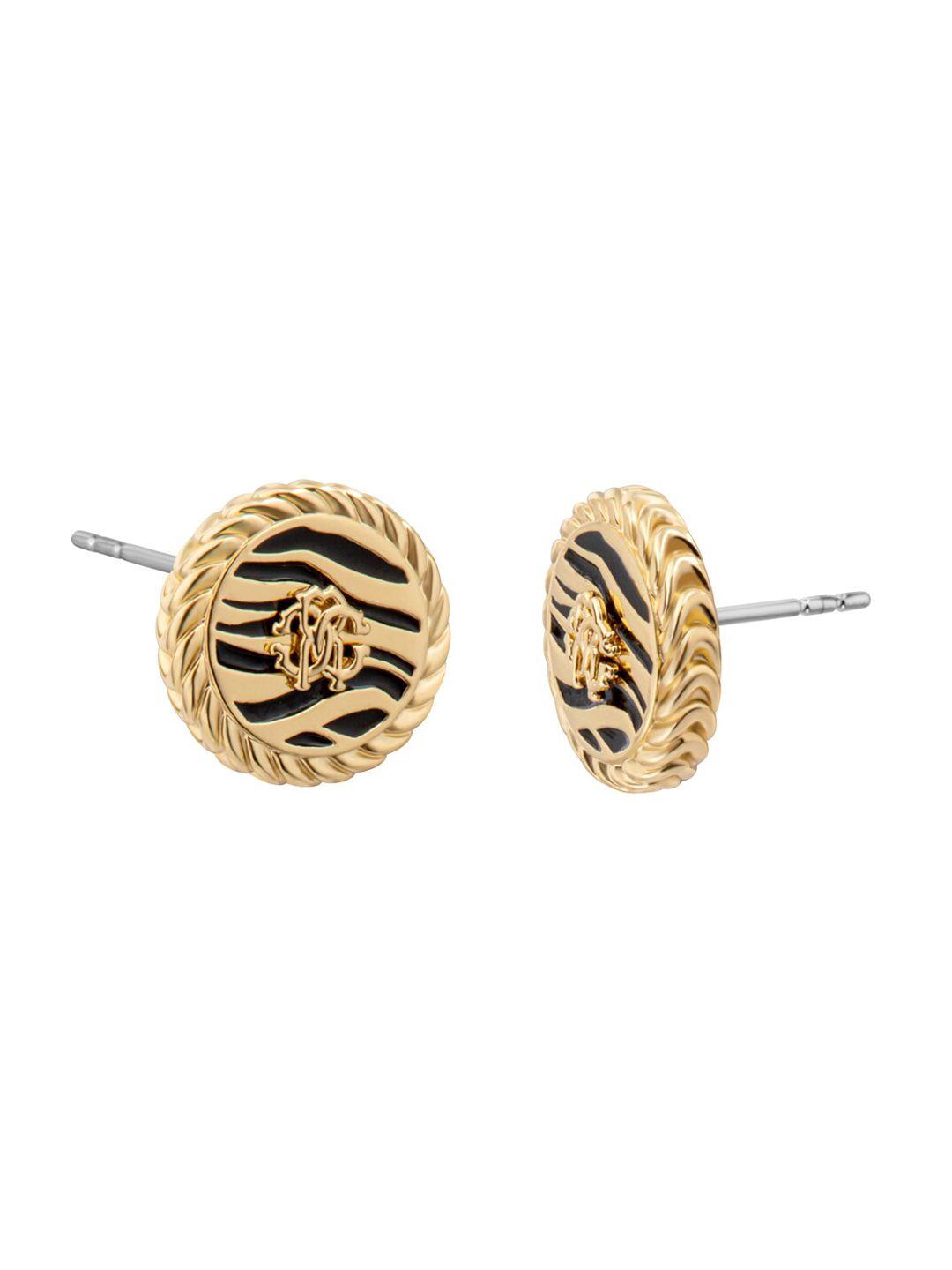 roberto cavalli contemporary studs earrings