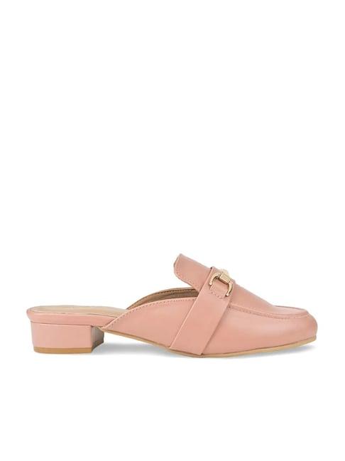rocia by regal women's pink mule shoes