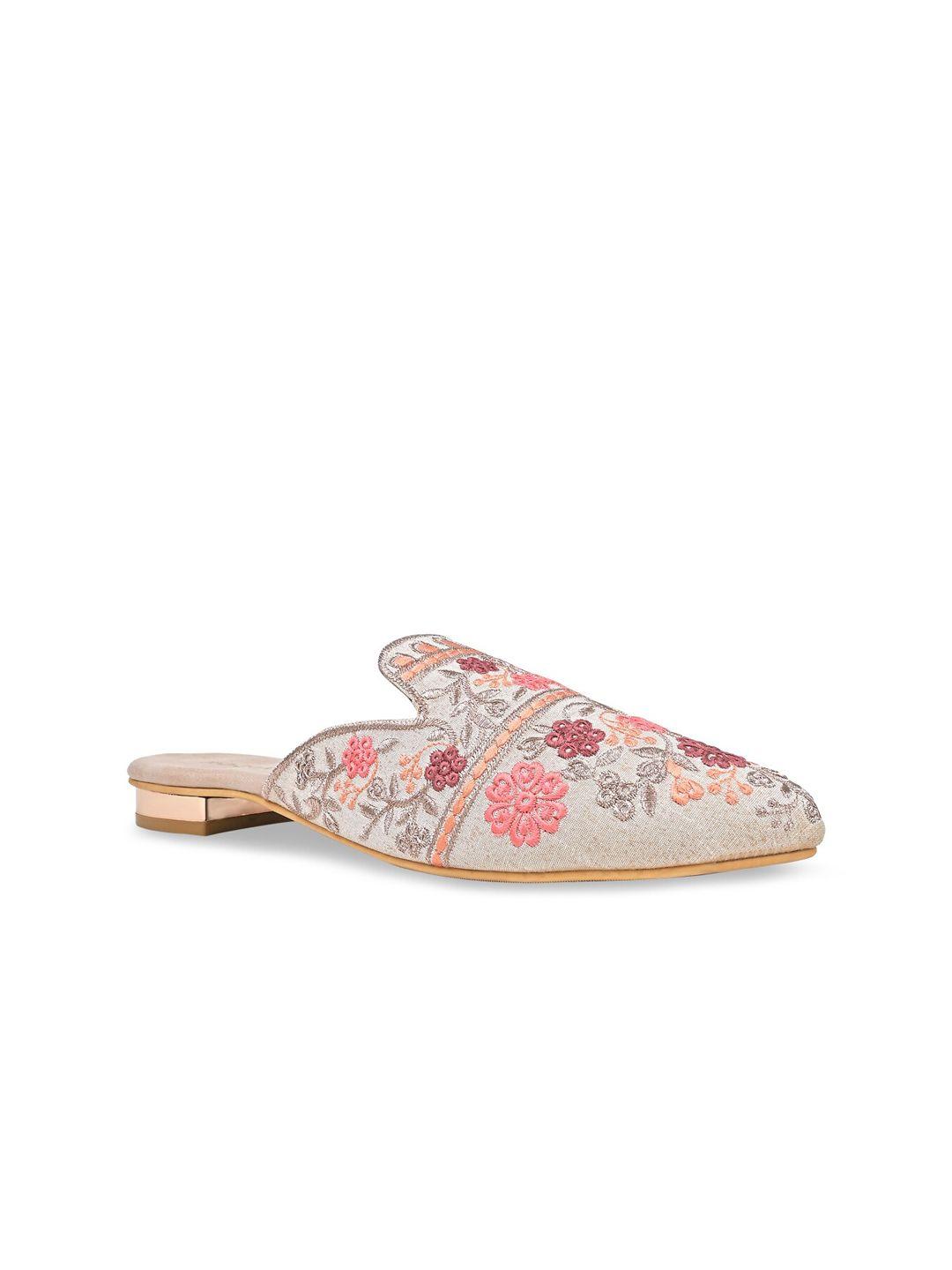 rocia pointed toe ethnic embroidered mules