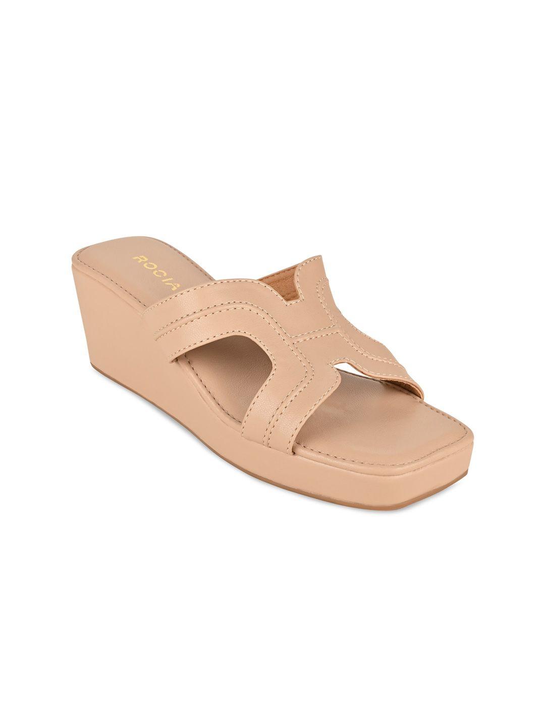 rocia beige wedge sandals