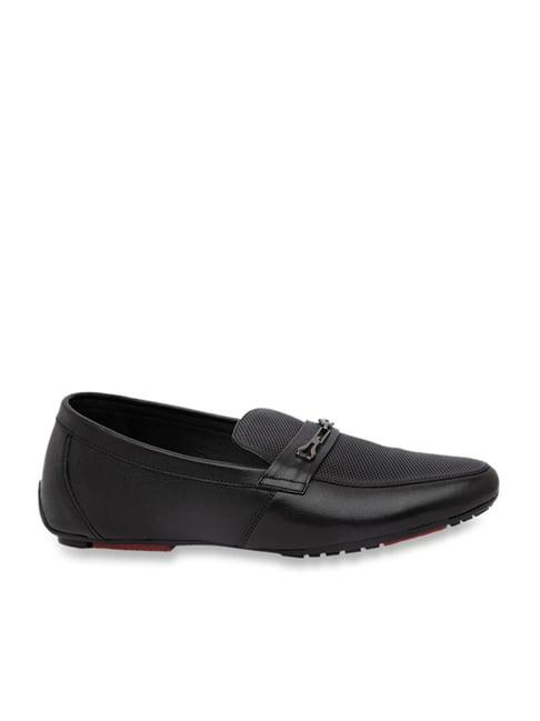 rocia by regal men's black casual loafers