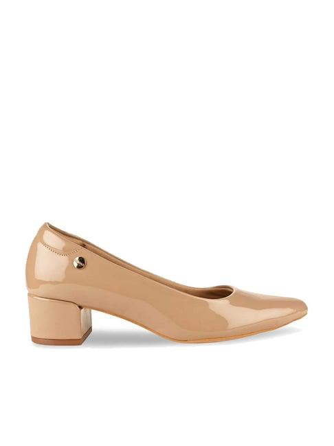 rocia by regal women's beige casual pumps