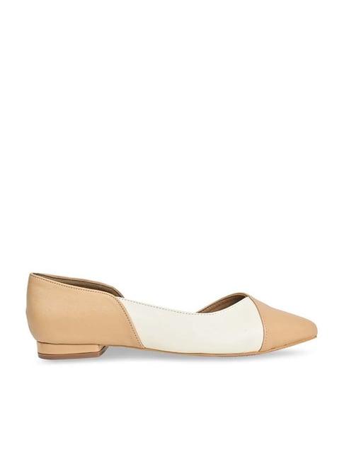 rocia by regal women's beige d'orsay shoes