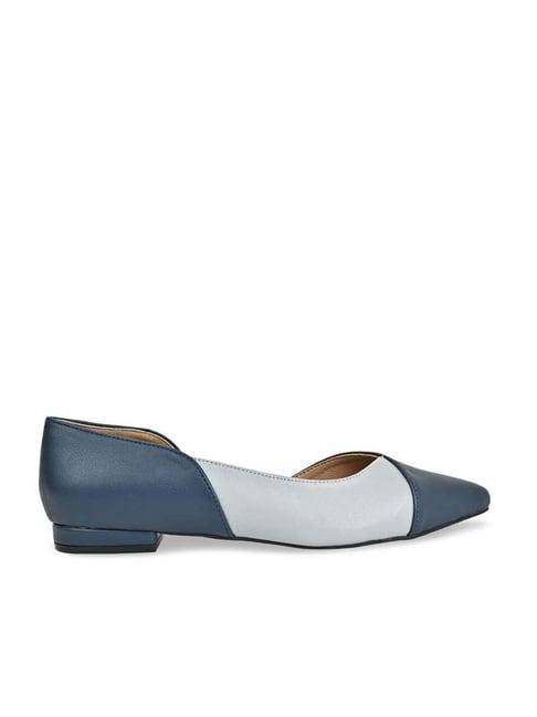 rocia by regal women's blue d'orsay shoes