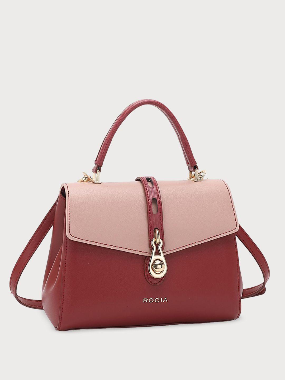 rocia colourblocked handheld bag