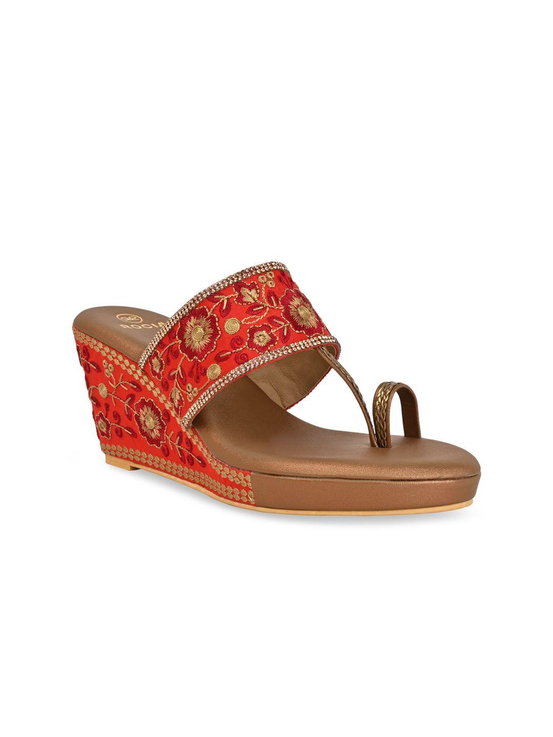 rocia ethnic wedge sandals