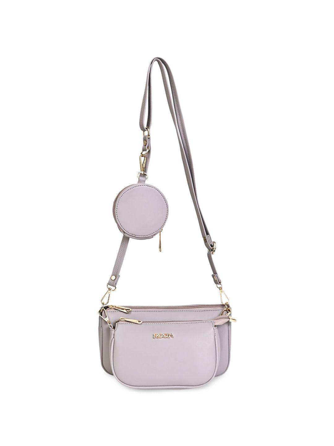 rocia structured sling bag with coin purse
