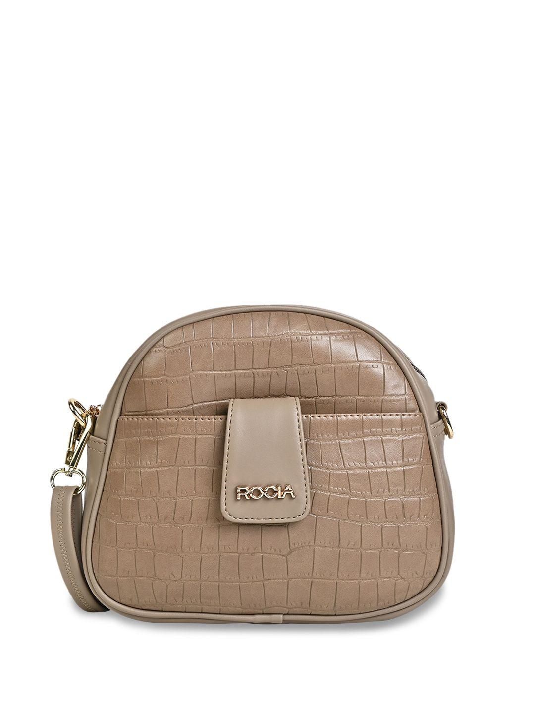 rocia textured structured sling bag