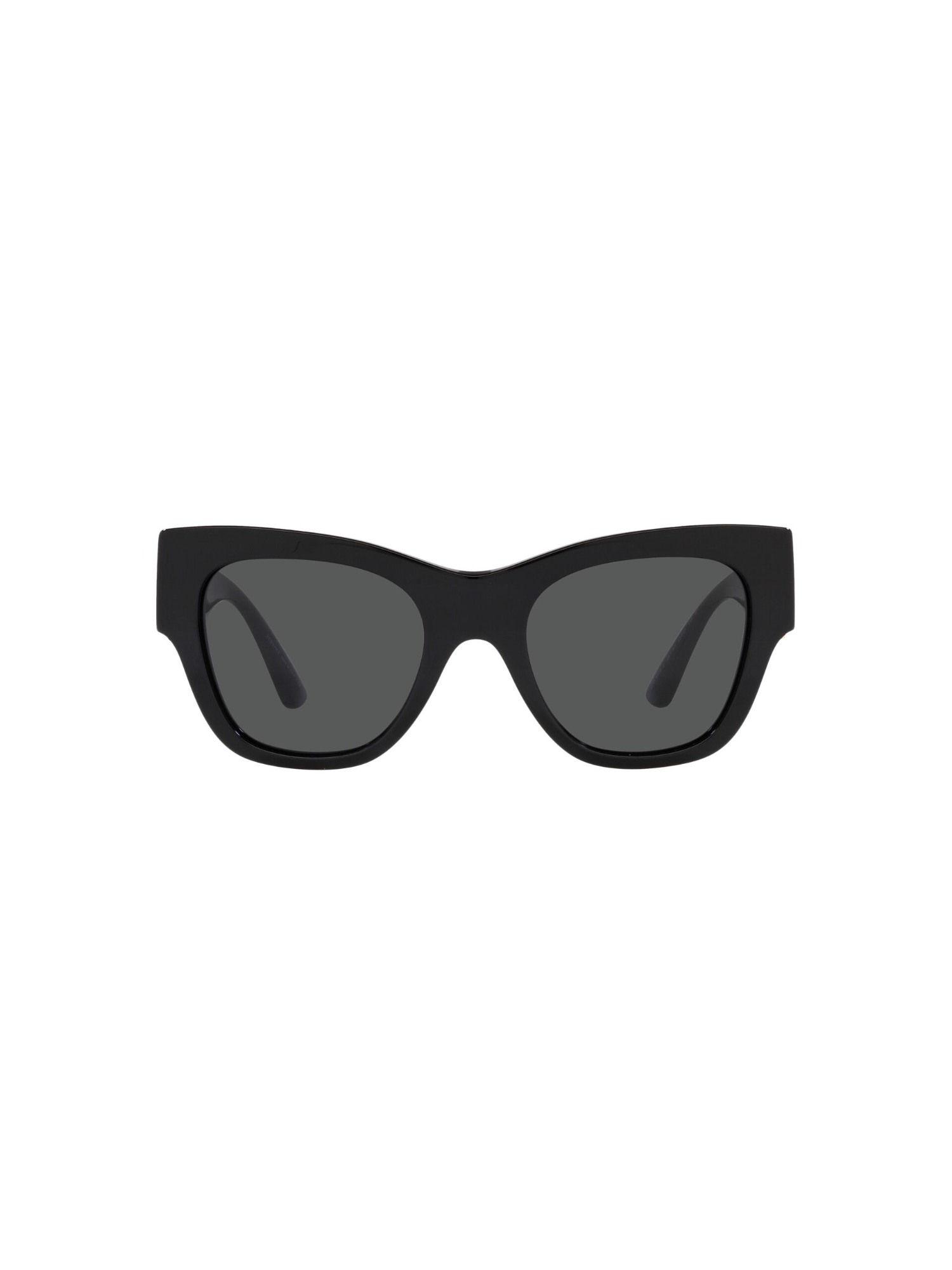 rock icons sunglasses 0ve4415ugb1-8752- cat eye- black frame- grey lens (52)