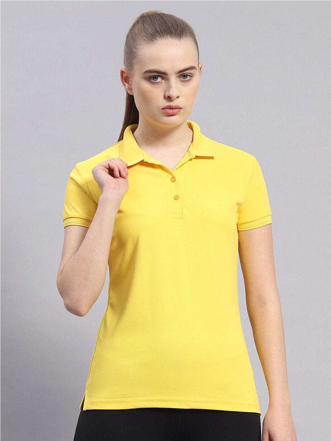 rock.it polo collar solid t-shirt