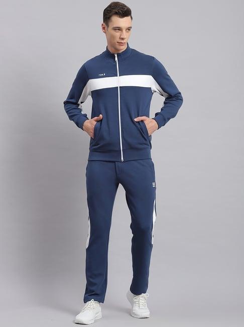 rock.it blue regular fit striped tracksuit