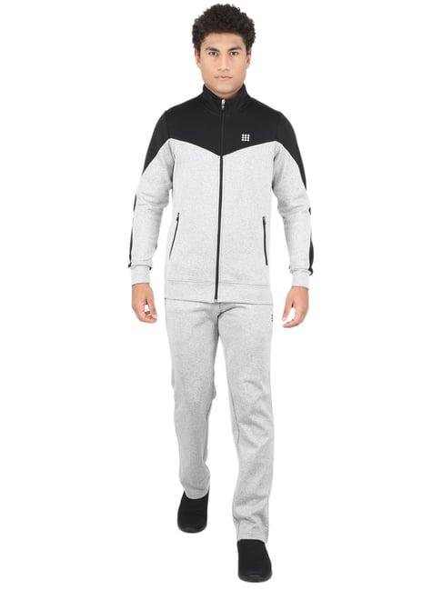 rock.it grey & black regular fit color-block tracksuits