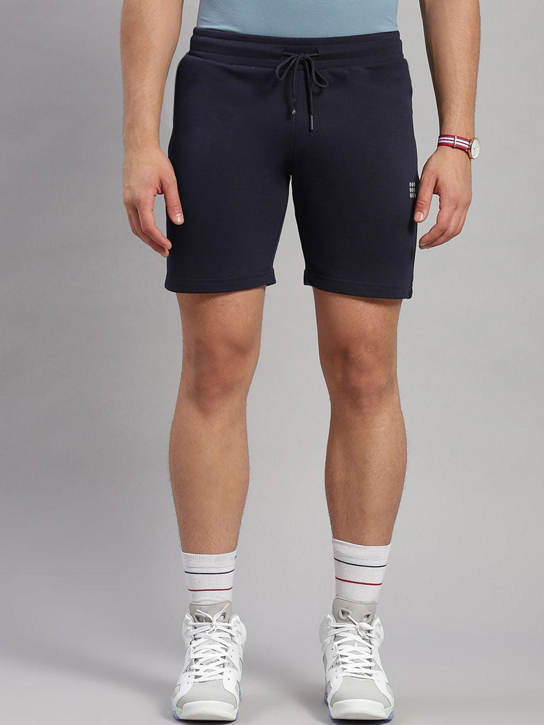 rock.it men mid rise slim fit cotton sports shorts